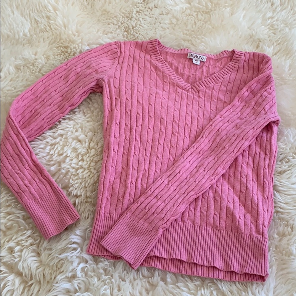 Pink sweater